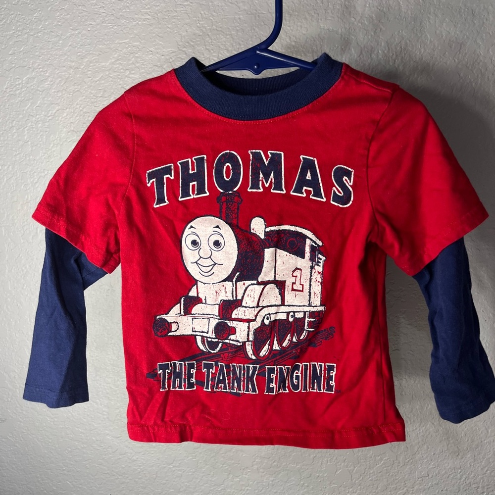Thomas & Friends Red and Blue Long Sleeve Tee